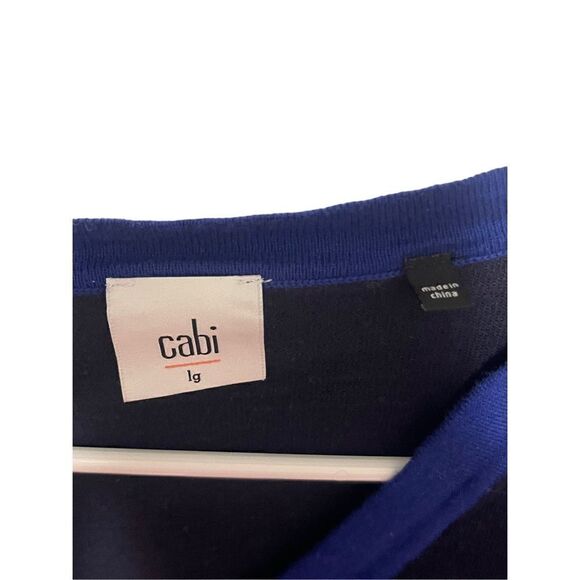 CAbi 5016 'Michelle' Navy Blue Cardigan Sweater Size Large - Picture 3 of 7